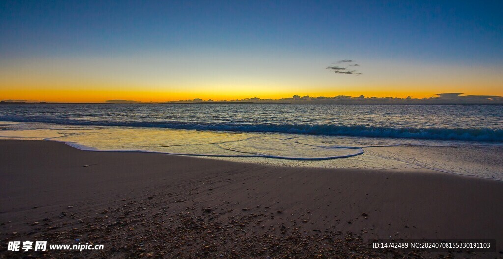 海边晚霞