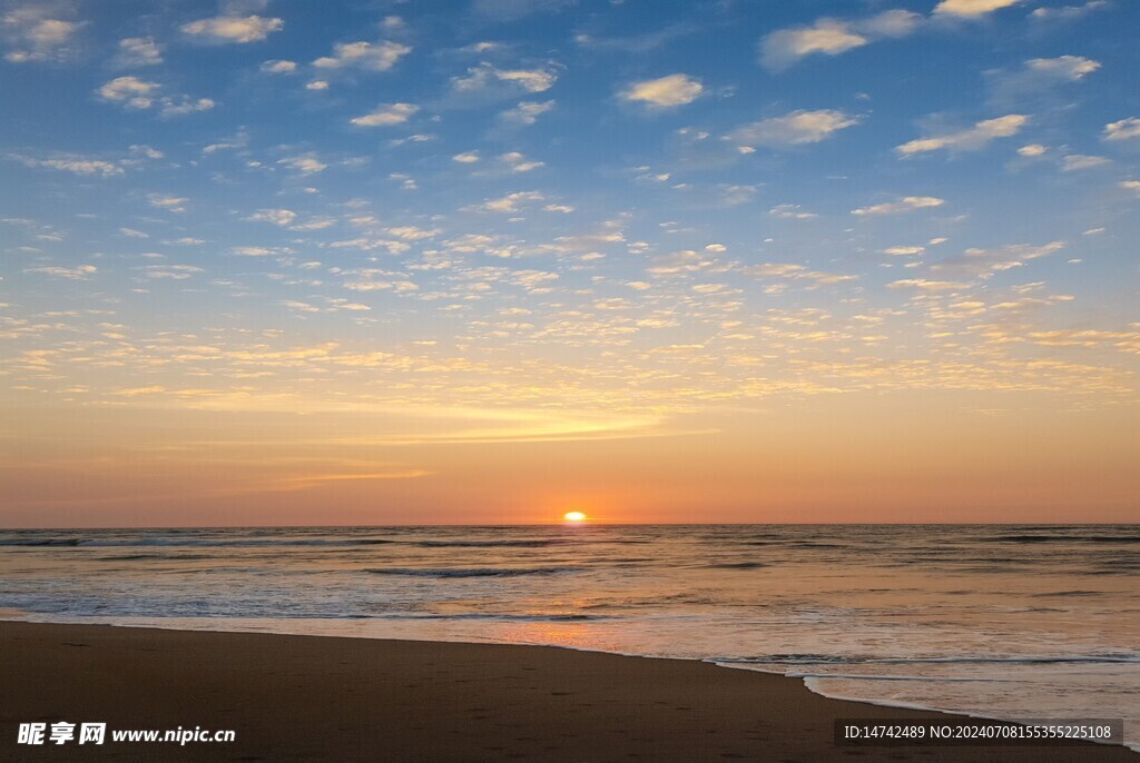 海边夕阳