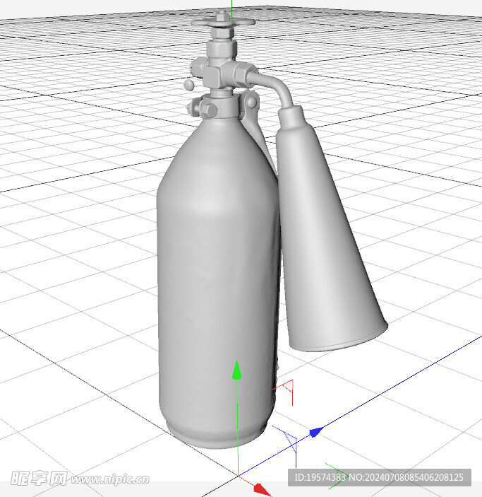 C4D模型 灭火器