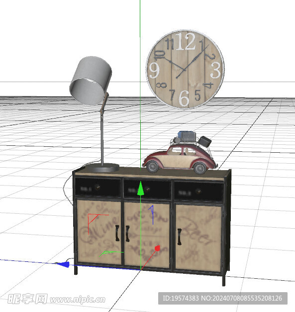 C4D模型 柜子