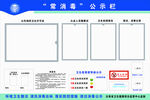 餐饮公示栏消毒栏