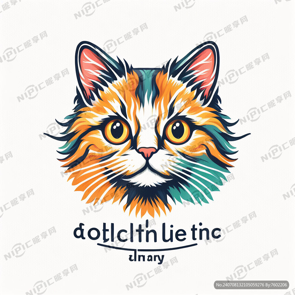 猫宠物的商标