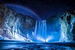 梦幻星空瀑布