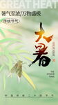 大暑节气海报