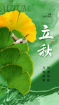 立秋海报