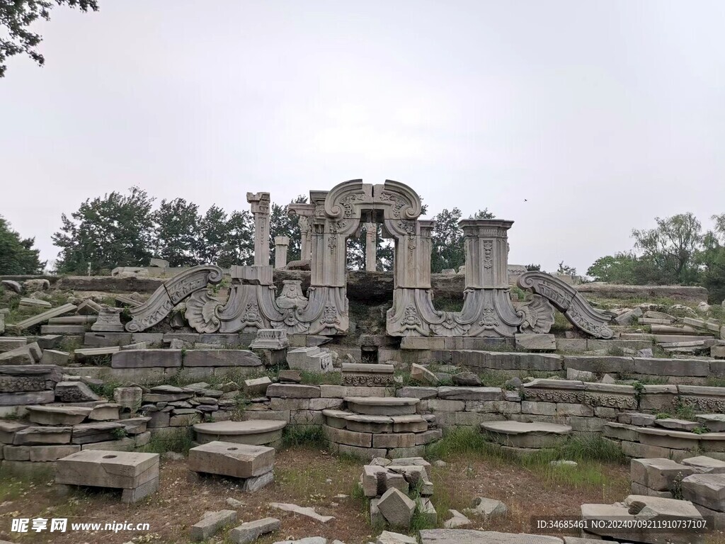 圆明园遗迹