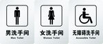 卫生间标识牌