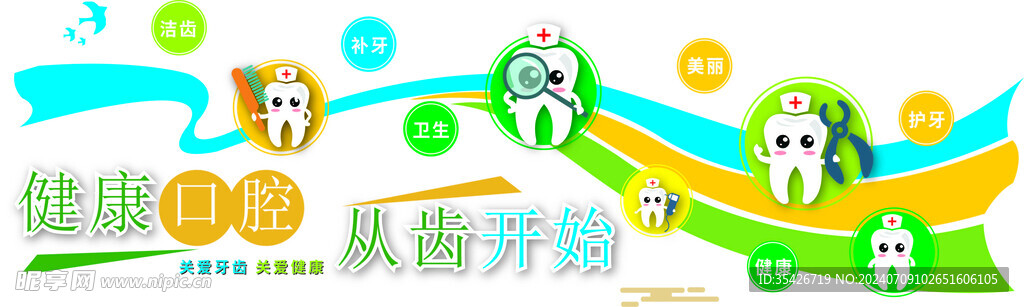 牙医文化墙