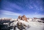 震撼的雪山