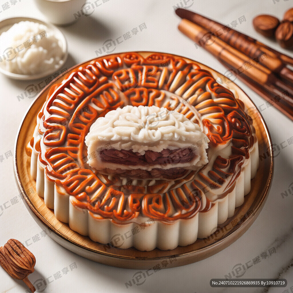 月饼正视图
