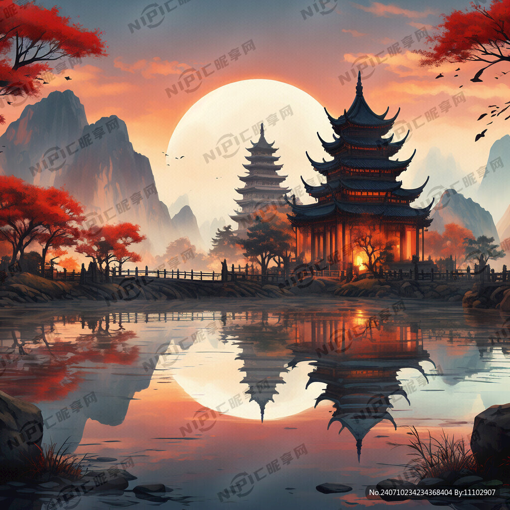 反射火辣背景