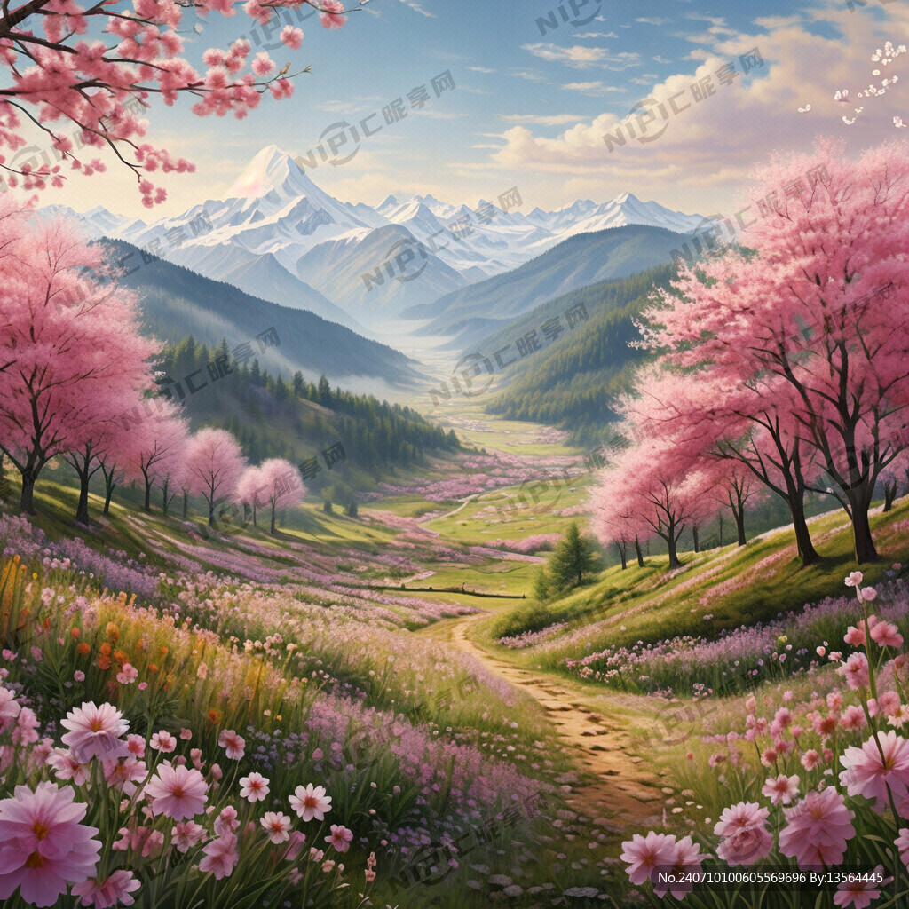 唯美风景画面 春天的景色 高清