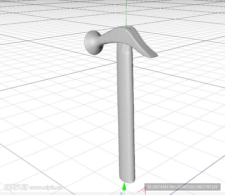 C4D模型 锤子
