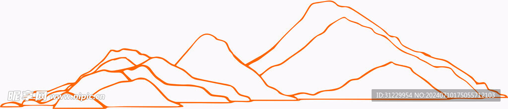 山 