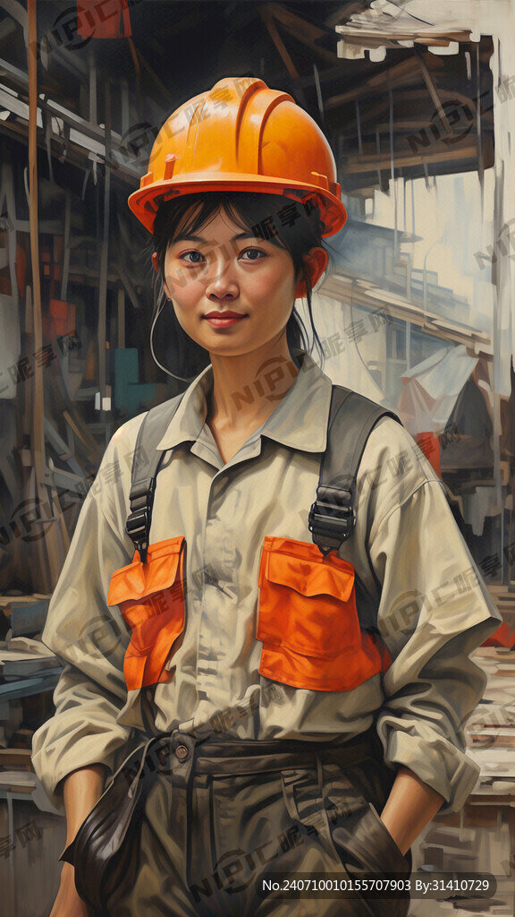 工人衣服穿戴形象