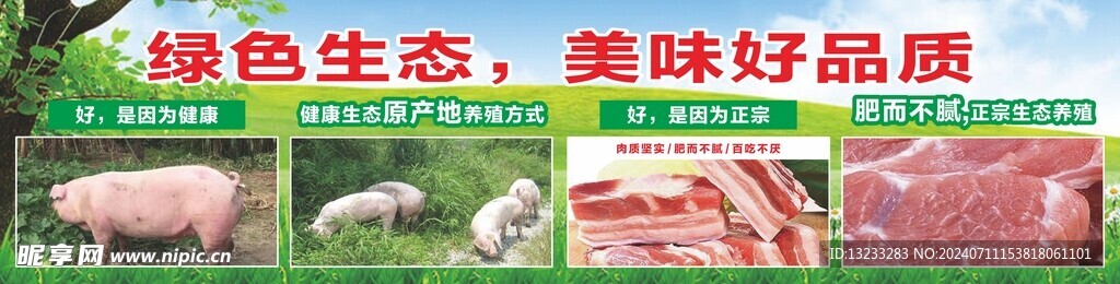 新鲜猪肉