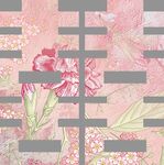 粉色花纹喜