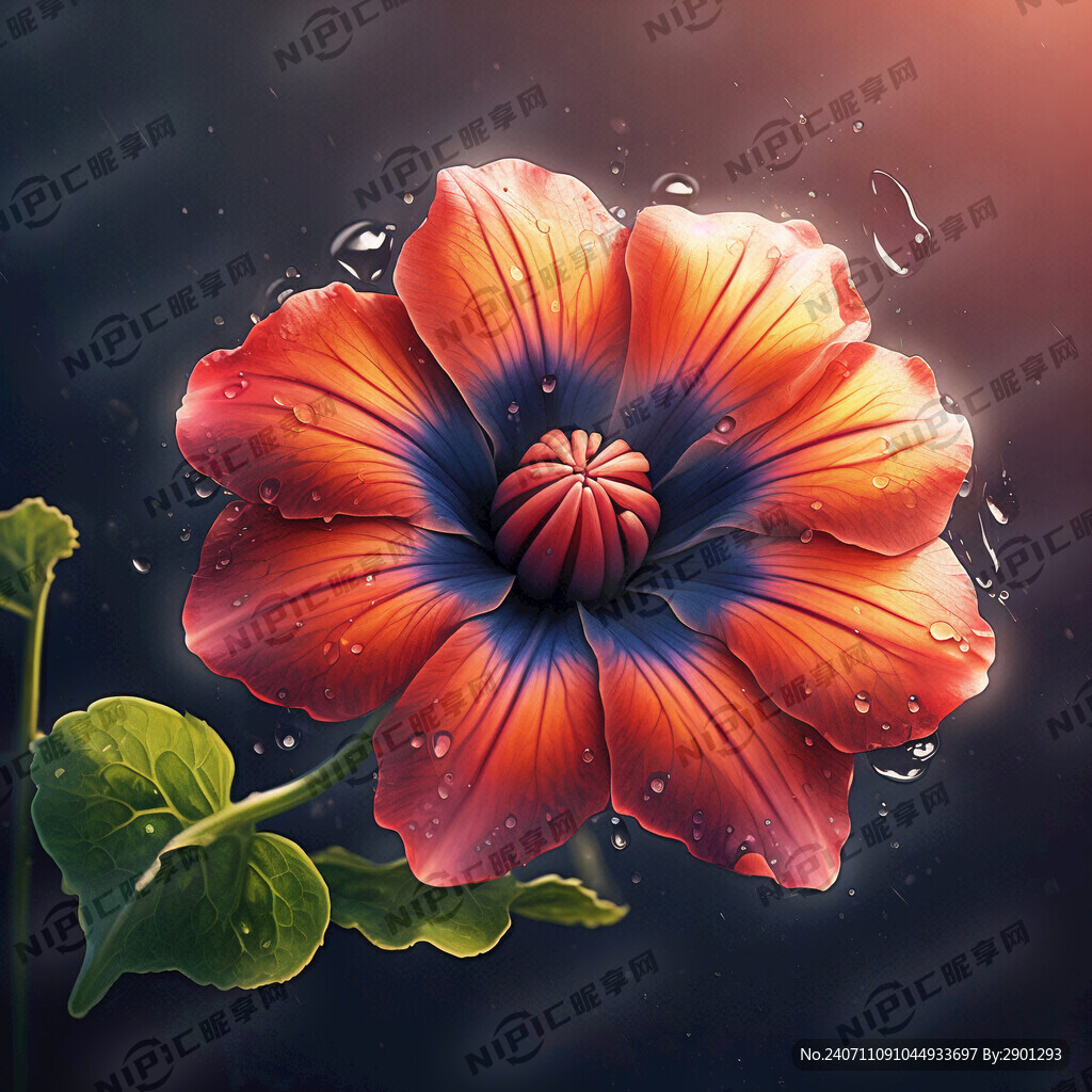 牵牛花背景图