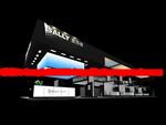 展览3D模型 三面开口 