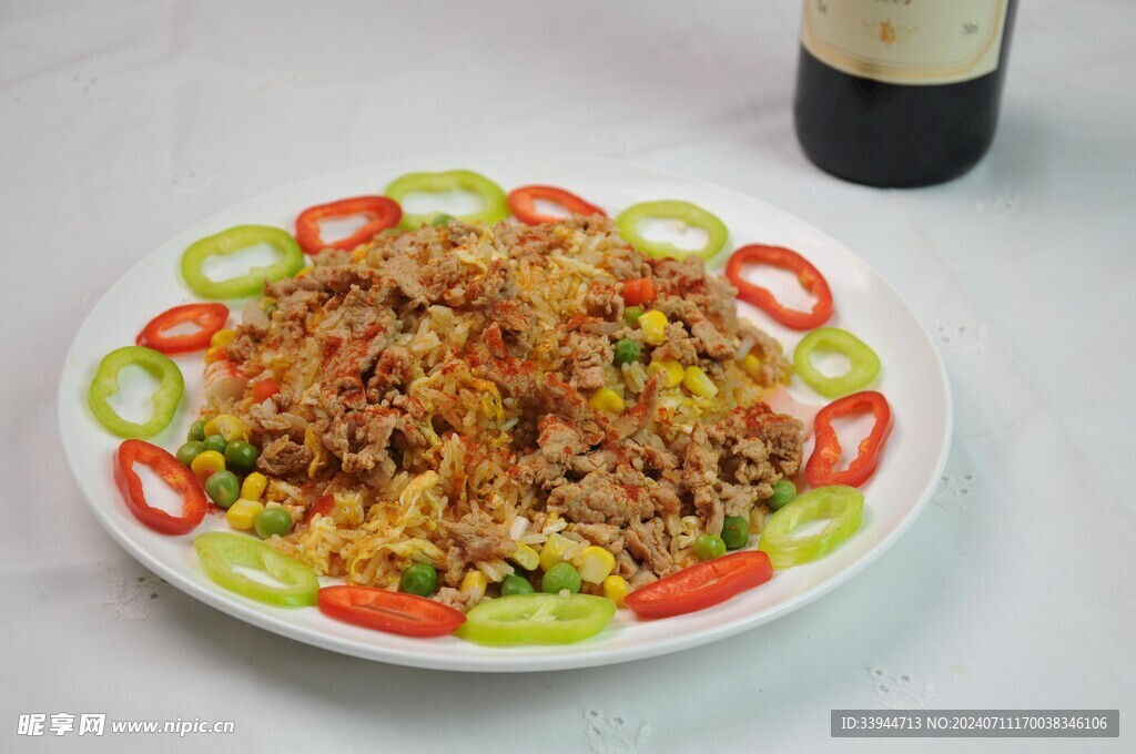 虾酱牛肉炒饭