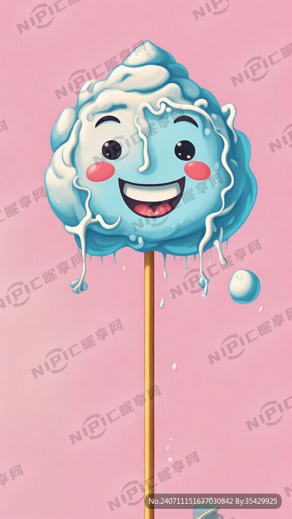 棉花糖 儿童 卡通