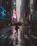 雨中街道