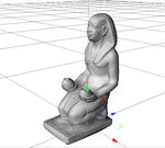 C4D模型 埃及雕像