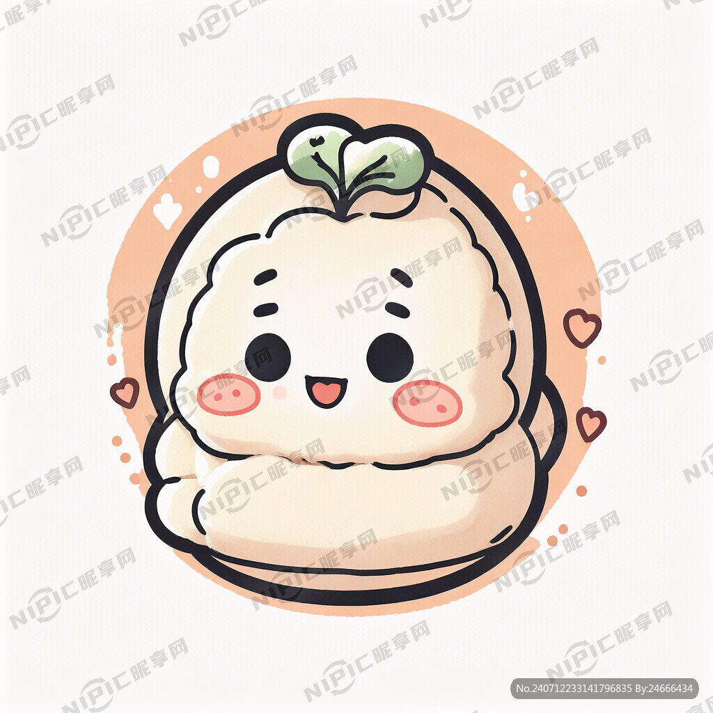 可爱馒头标志