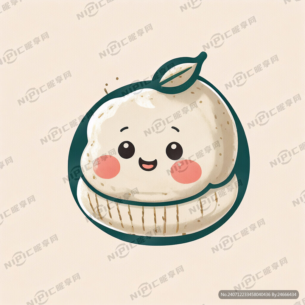 可爱馒头标志