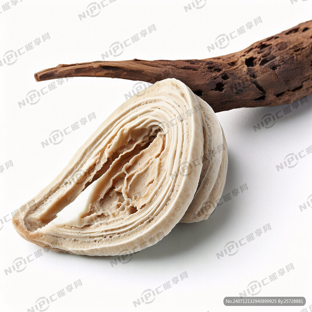 皂角 白色背景