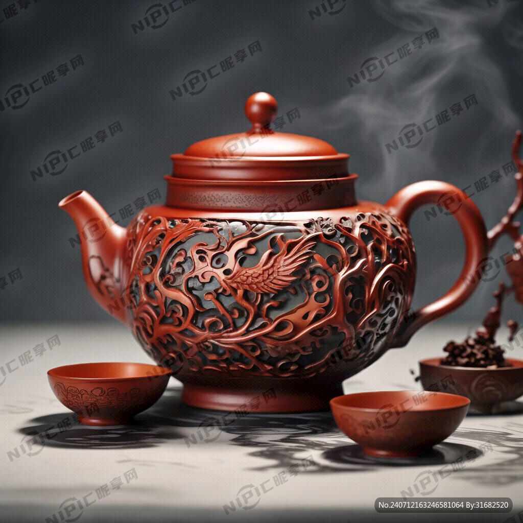 工夫茶 茶壶 紫砂 国风