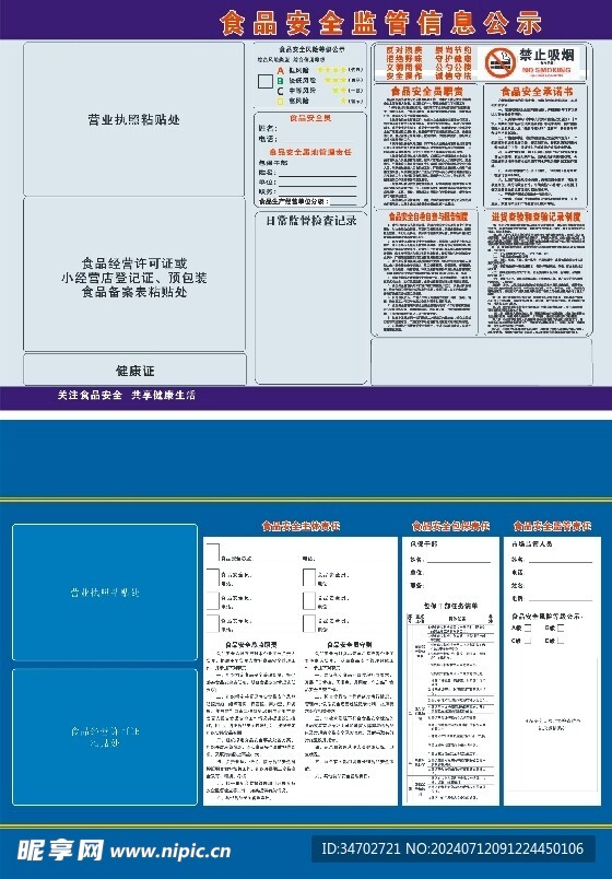 食品安全公示栏