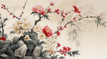 梅，兰，竹，菊，中国画