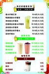 奶茶价格表