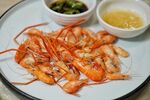 白灼河虾