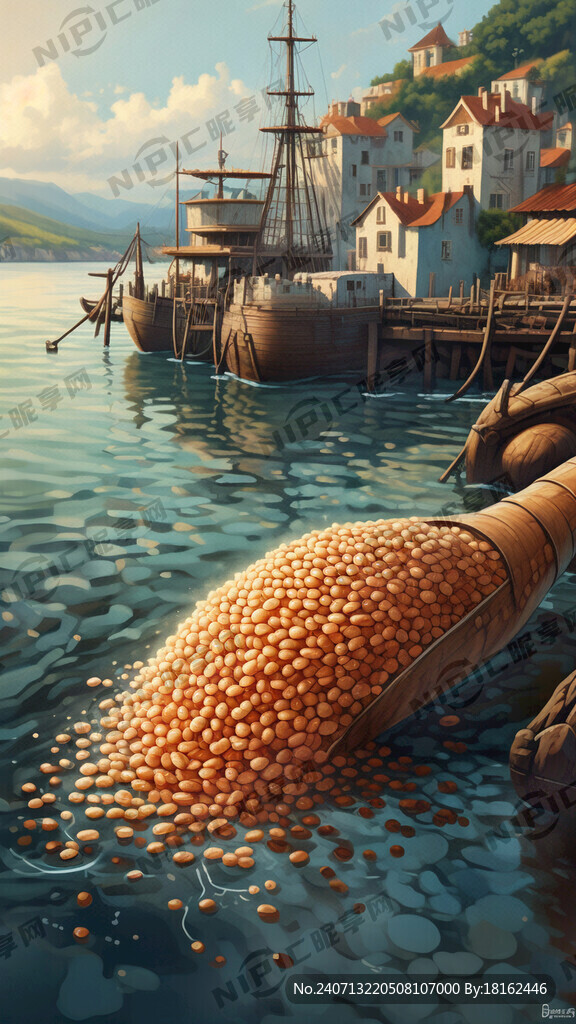 一种褐色的西米