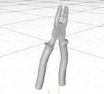 C4D模型 钳子