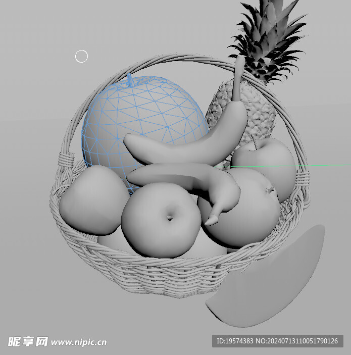 C4D模型 水果