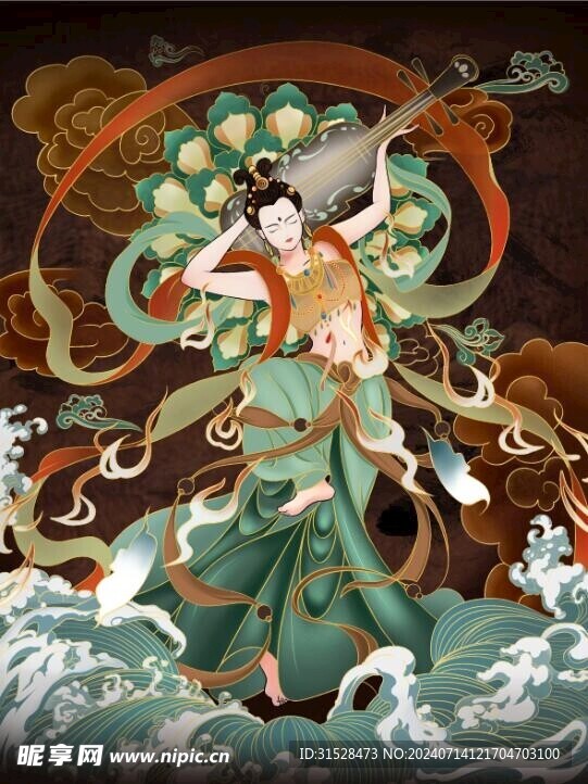 敦煌飞天 