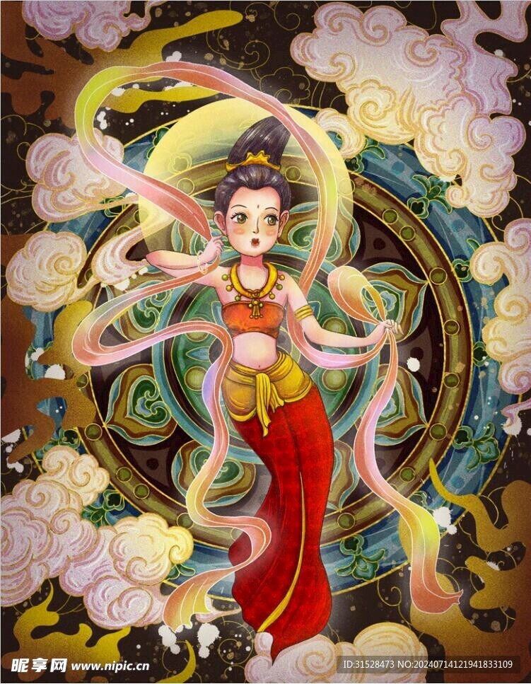 敦煌飞天 