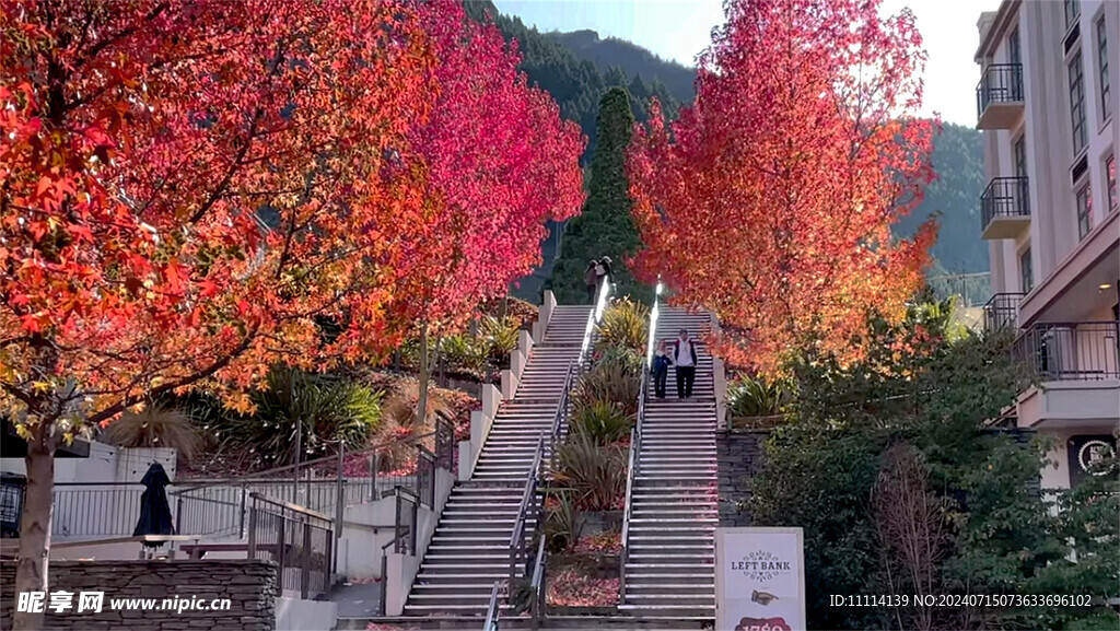 新西兰皇后镇秋景