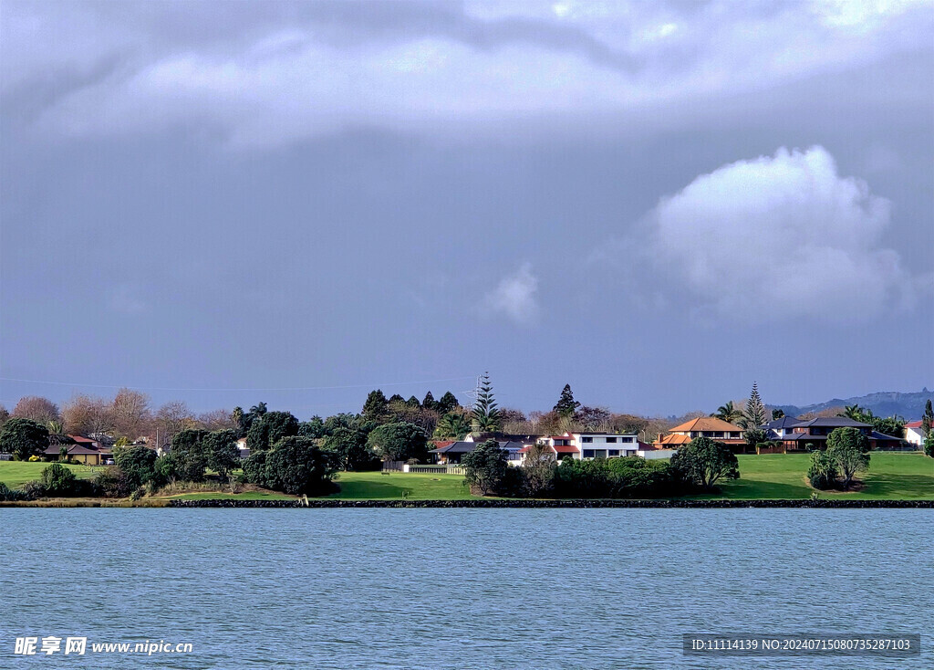 奥克兰海边小镇风景