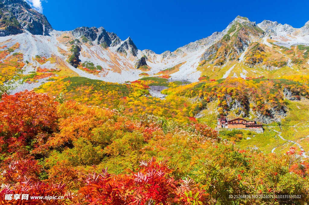 山岳胜景地上高地