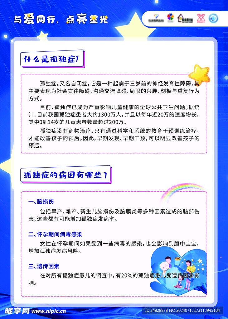 孤独症海报