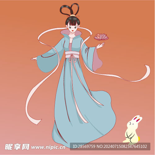 嫦娥手绘