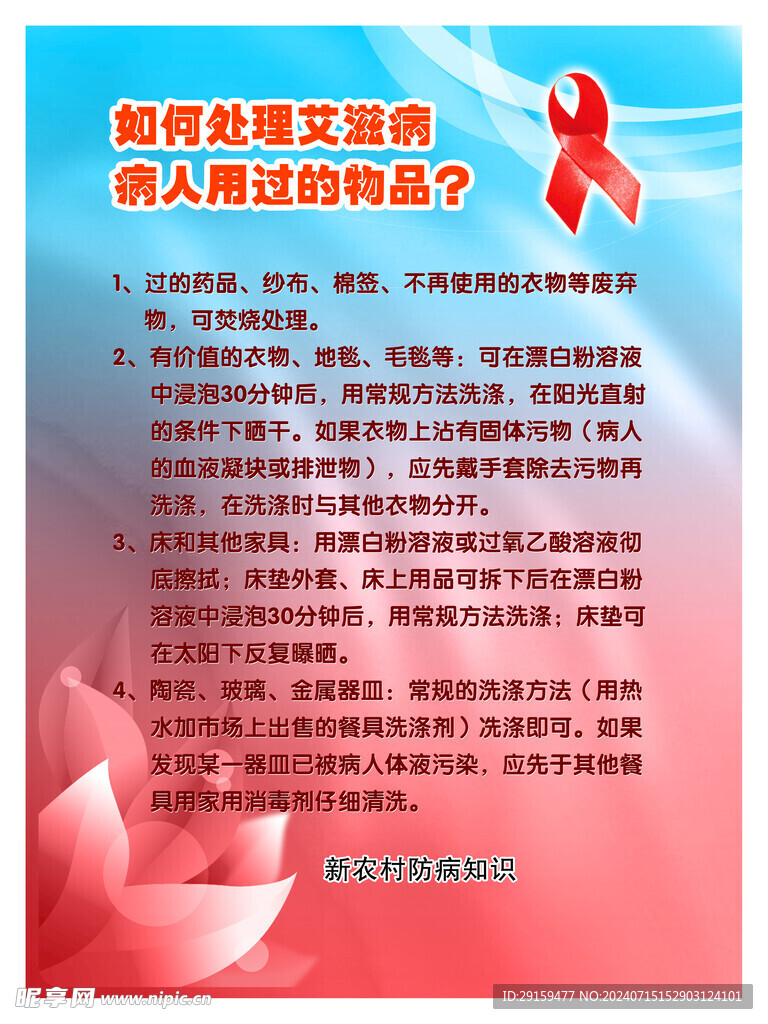          艾滋病展板 