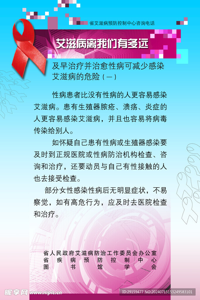          艾滋病展板 