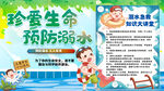珍爱生命预防溺水知识大讲堂展板