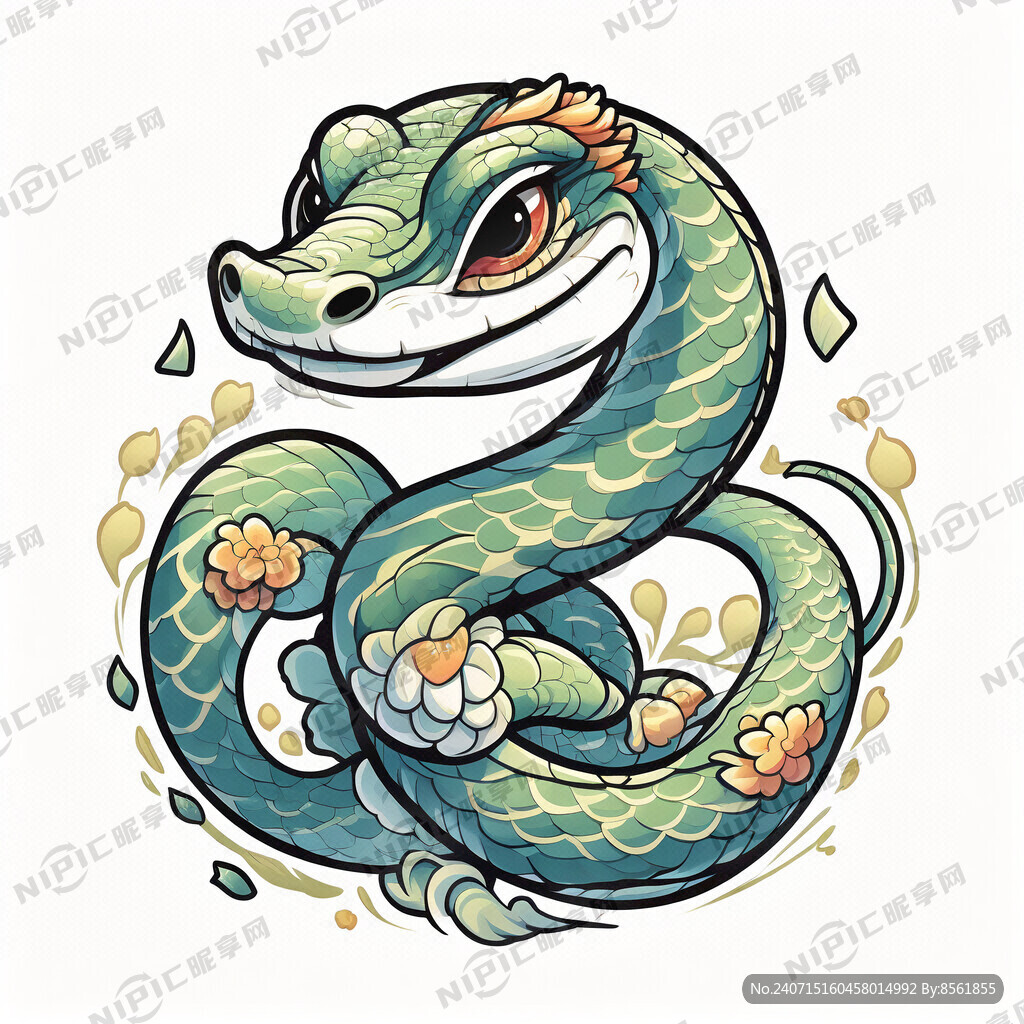 卡通蛇 蛇年卡通形象