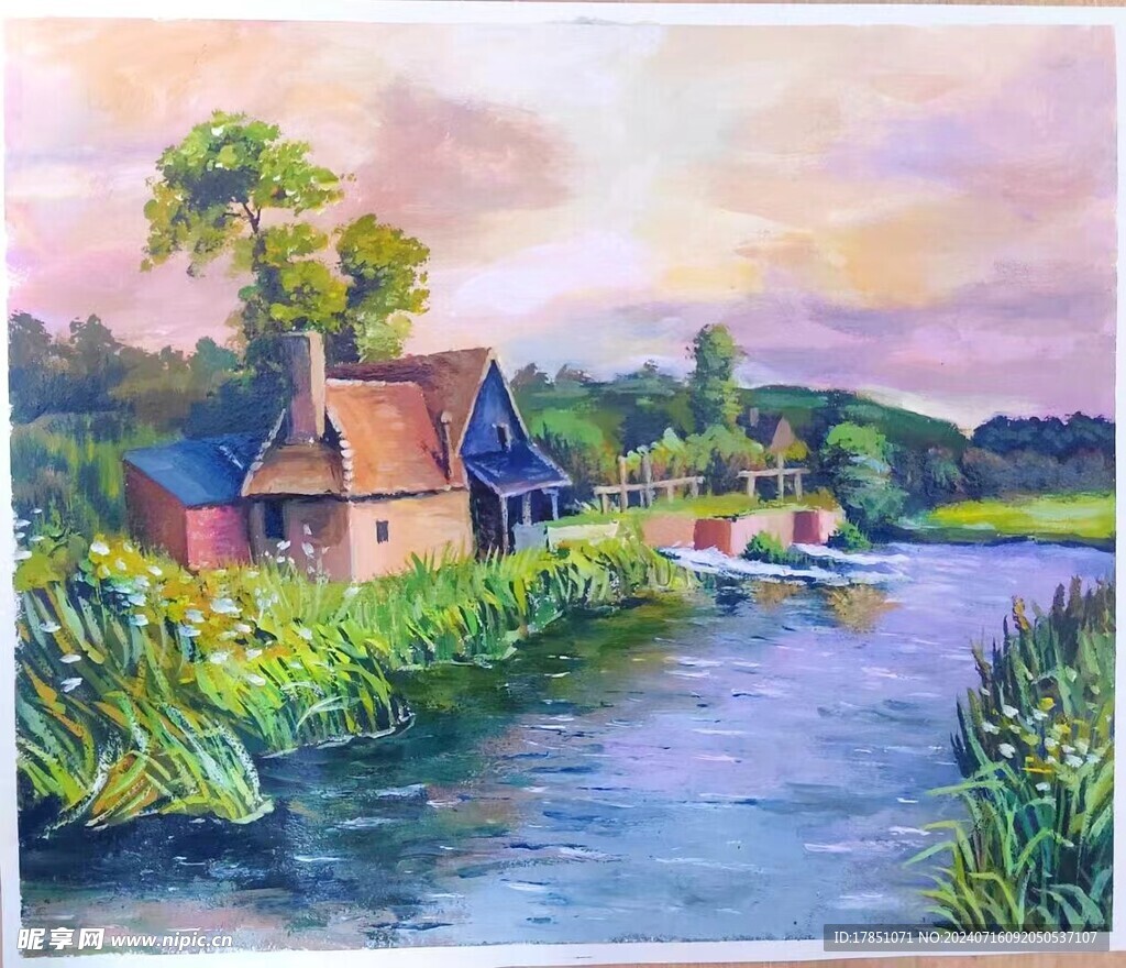 溪边小木屋